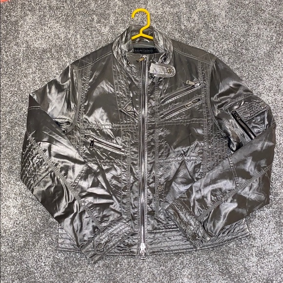 Ralph Lauren Black Label Other - RALPH LAUREN BLACK LABEL/ SILVER BOMBER JACKET